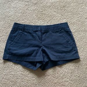 Navy blue jcrew shorts
